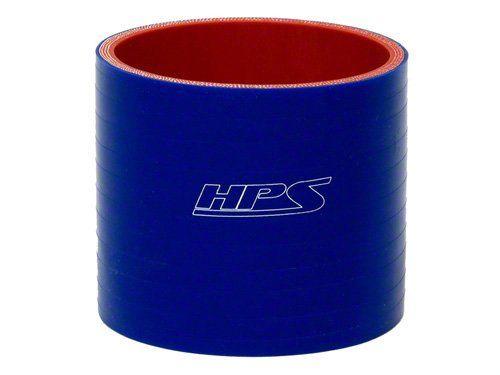 HPS 4-1/4" ID, 4" Length, Silicone Straight Coupler Hose, High Temp 4-ply Reinforced, 108mm ID, Blue