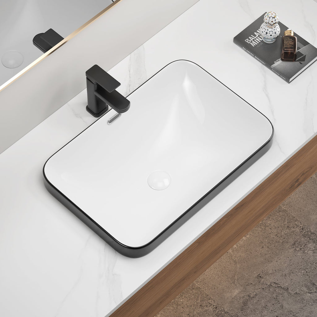 Ceramic Undermount Bathroom Sink