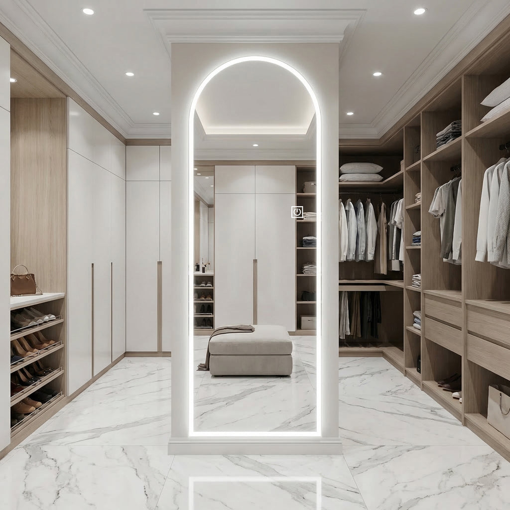 65" x 21" LED Full Length Wall Mirror