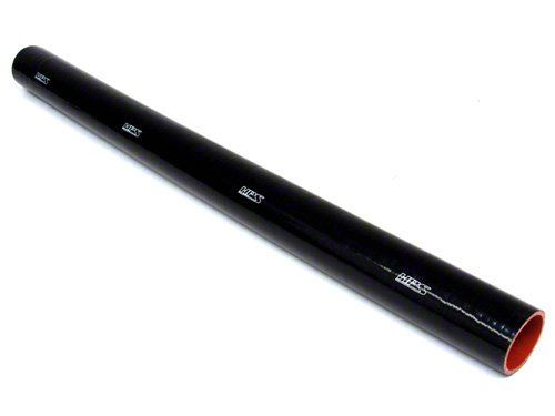 HPS 7/8" ID, 3 Feet Length, Silicone Straight Coupler Coolant Tube Hose, High Temp 4-ply Reinforced, Black, 22mm ID