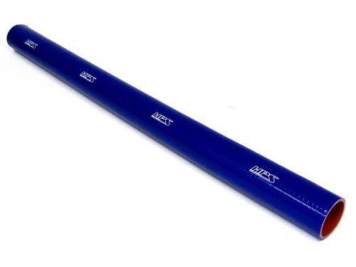 HPS 1/4" ID, 3 Feet Length, Silicone Straight Coupler Coolant Tube Hose, High Temp 4-ply Reinforced, Blue, 6.5mm ID