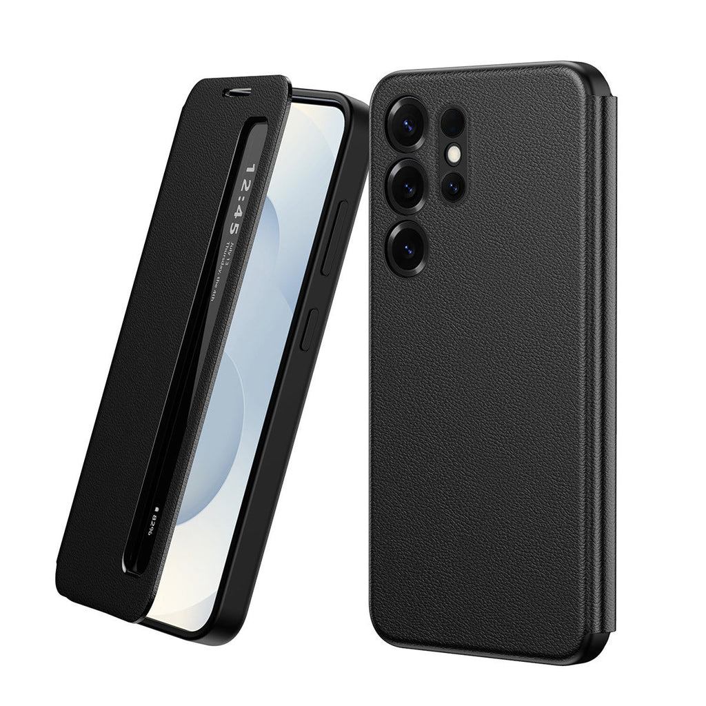 Smart App Edge Window Phone Case A17 Flip Leather Protective Cover