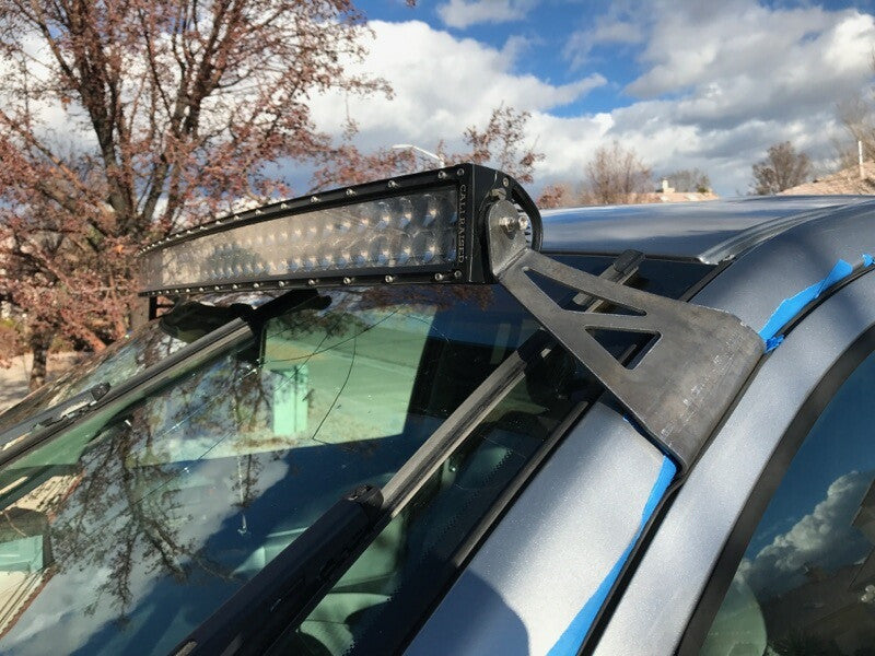 Cali Raised LED Cali Raised 2007-2021 Toyota Tundra 52 Curved Led Light Bar Roof Brackets Kit For - W/5D Optic Osr CR2548