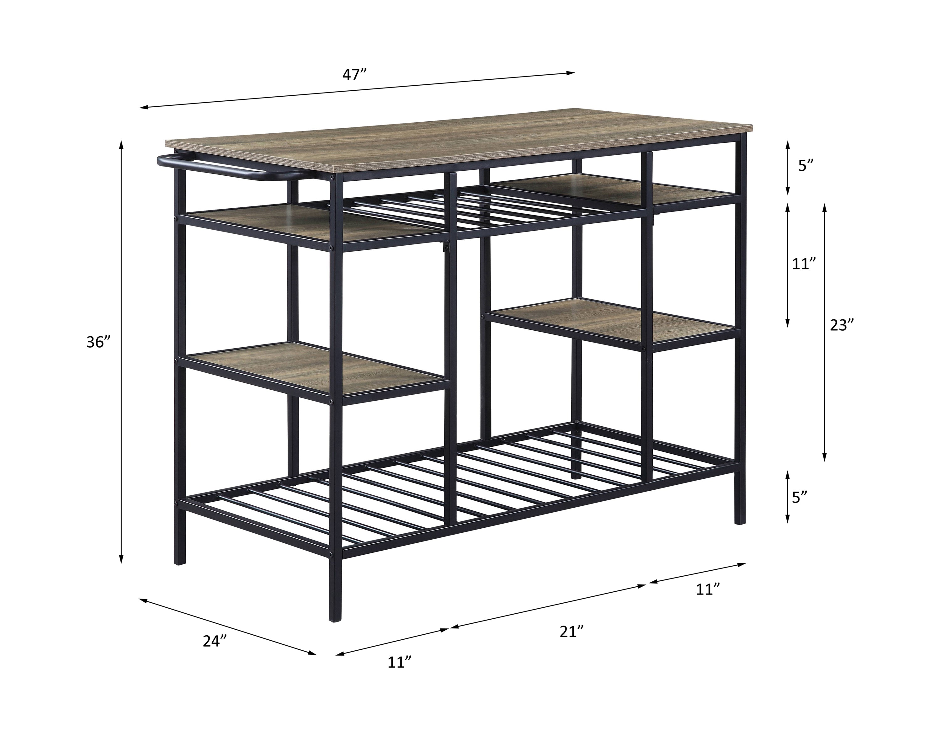 Lona Rustic Kitchen Island