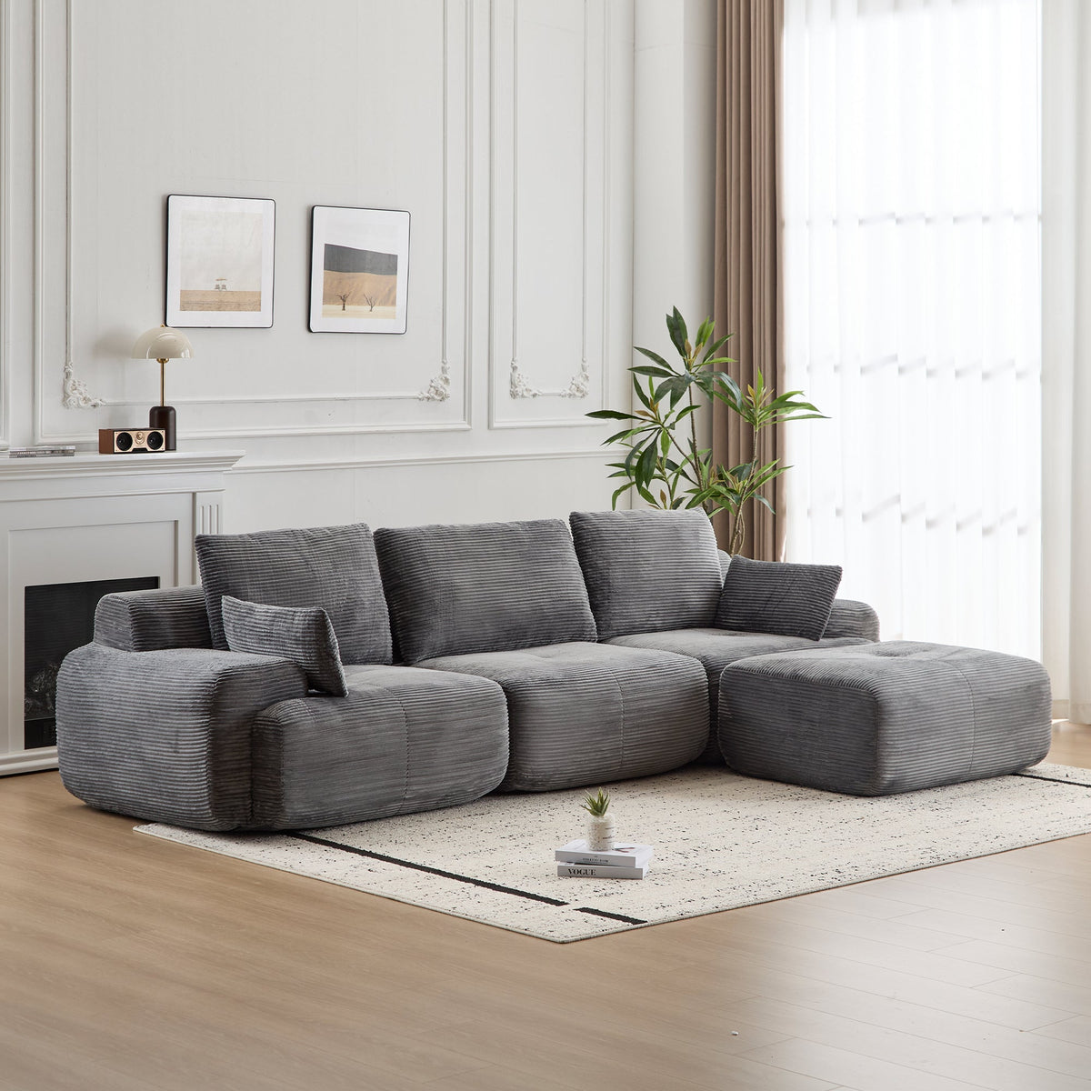 Modern Memory Foam Compressed Sofa