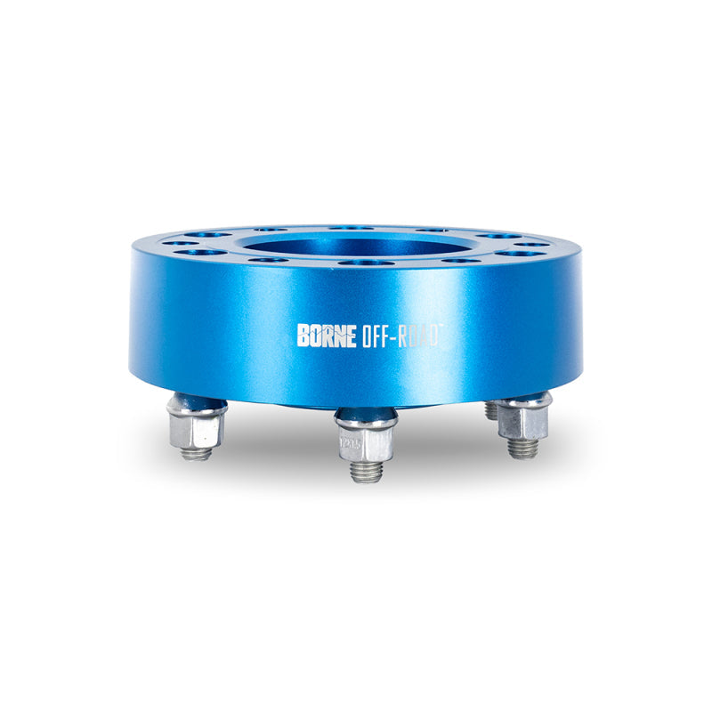 Borne Off-Road Wheel Spacers - 6x135 - 87.1 - 38 - M14 - Blue BNWS-007-380BL