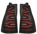 AlphaRex 03-09 Toyota 4Runner LUXX-Series LED Tail Lights- Black/Red 690080 *Discontinued