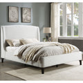 Theodore Snow Upholstered Eastern King Wingback Bed