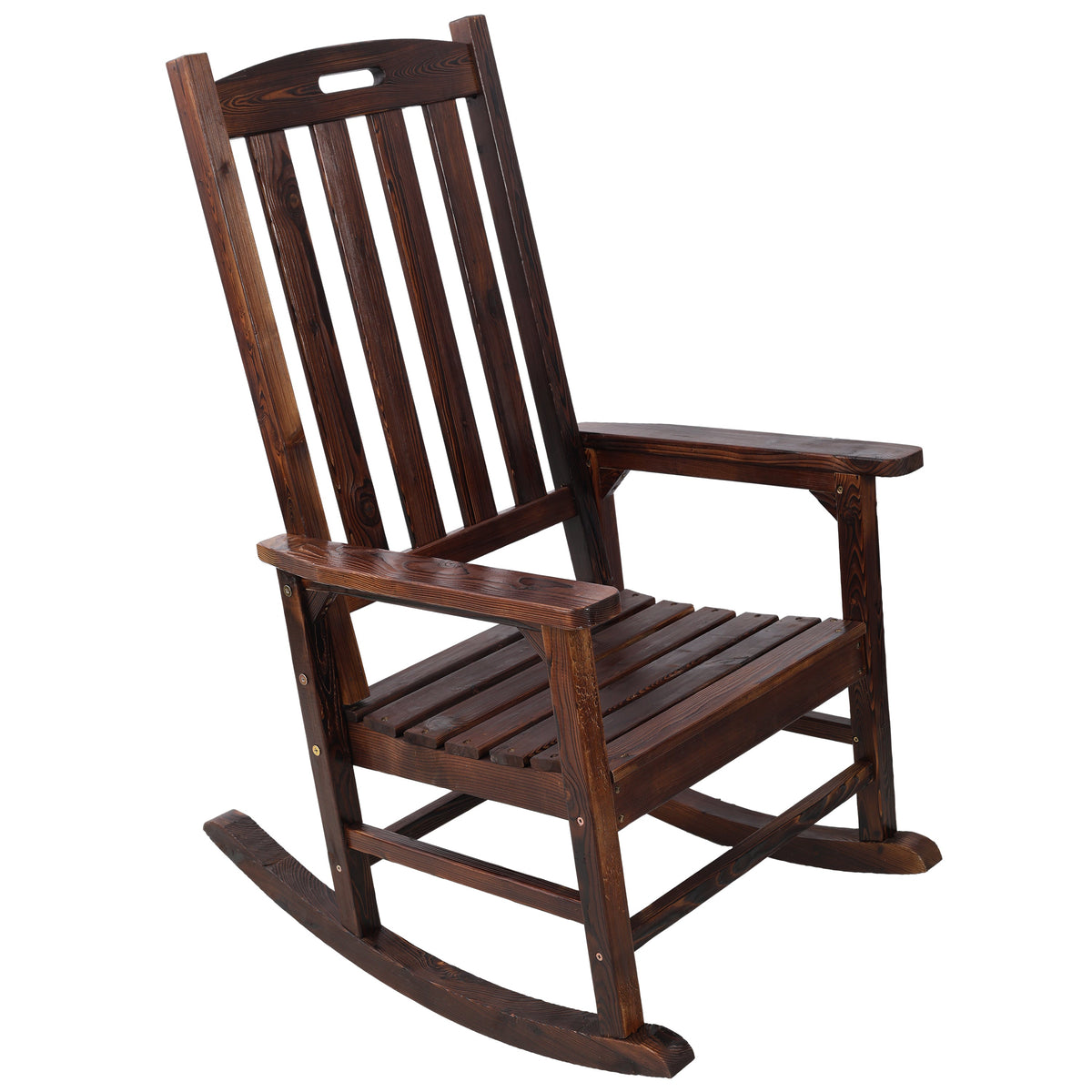 Wooden Oversized Porch Rocker Chair