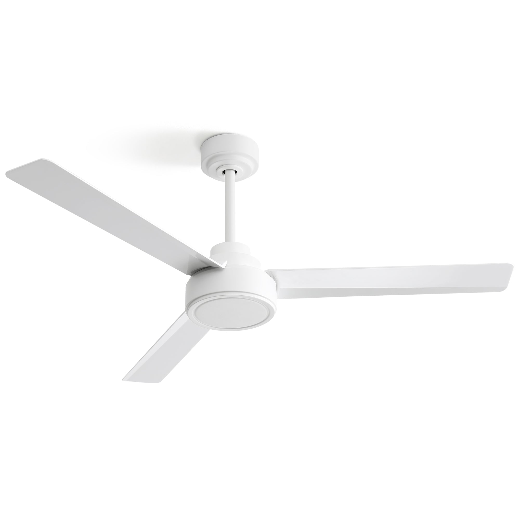 52" Ceiling Fan Without Light, 3 ABS Blades with Remote Control