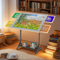 Wooden 1500 Pieces Puzzle Table with Drawer