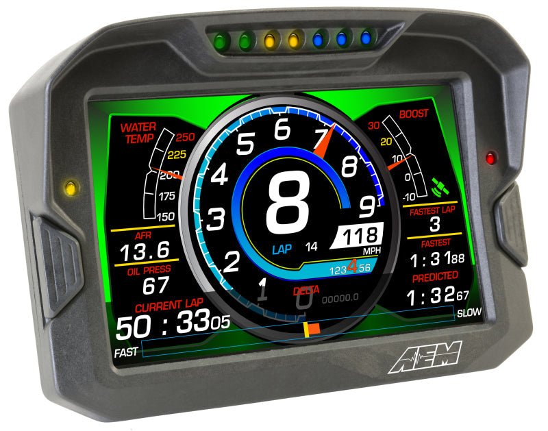 AEM Electronics Digital Dash, CD-7G, Carbon Housing, GPS, CAN Bus, Kit