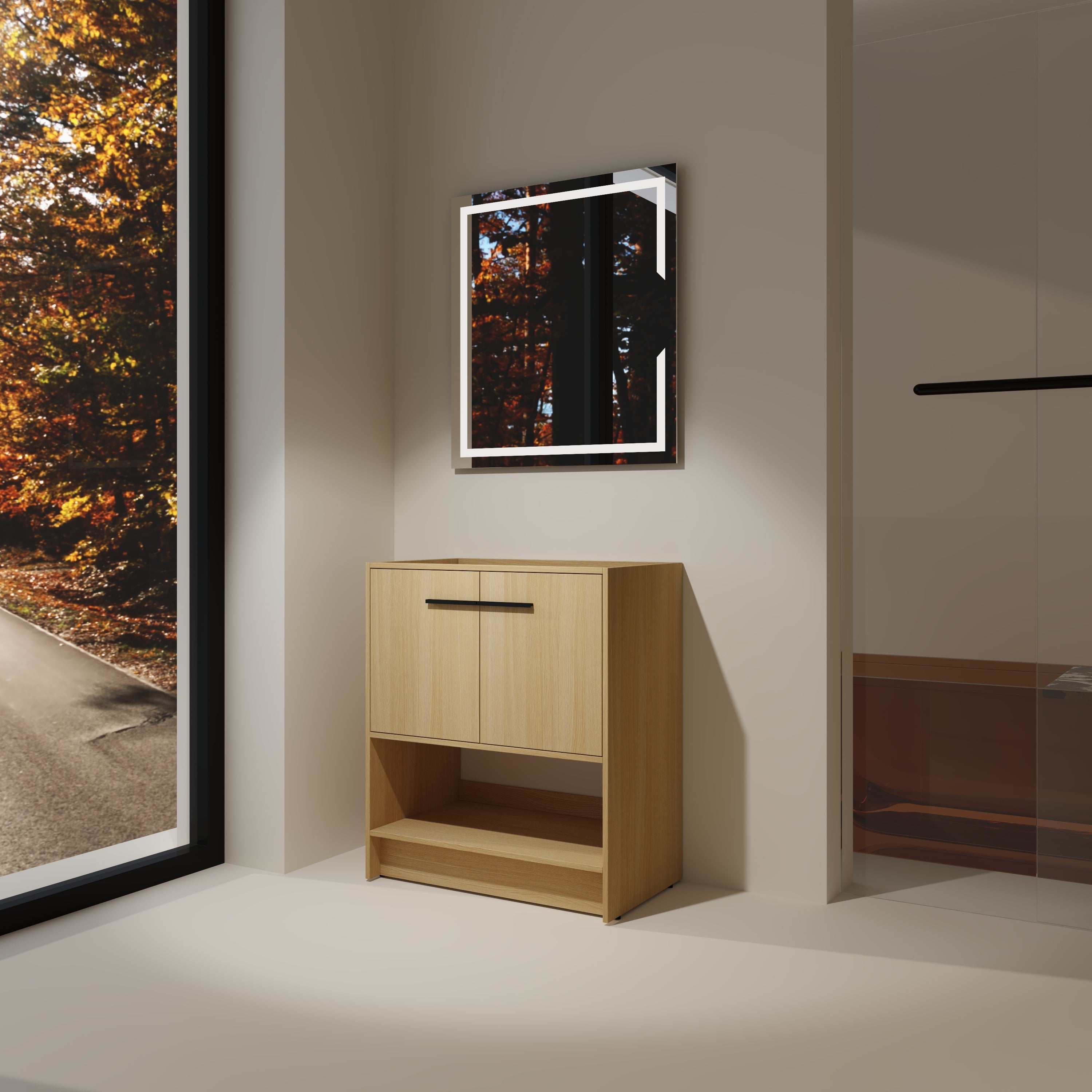30" Bathroom Vanity with 2 Doors