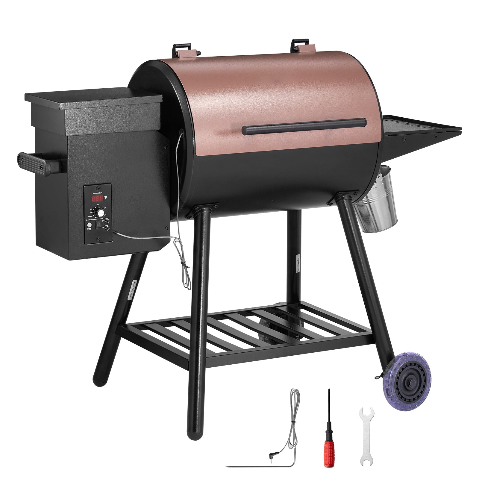 Wood Pellet Grill Smoker Outdoor Electric BBQ Grill