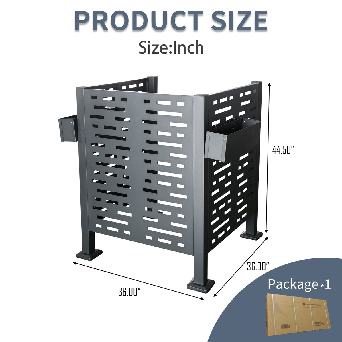 3ftx3ft Air Conditioner Fence for Outdoor Units