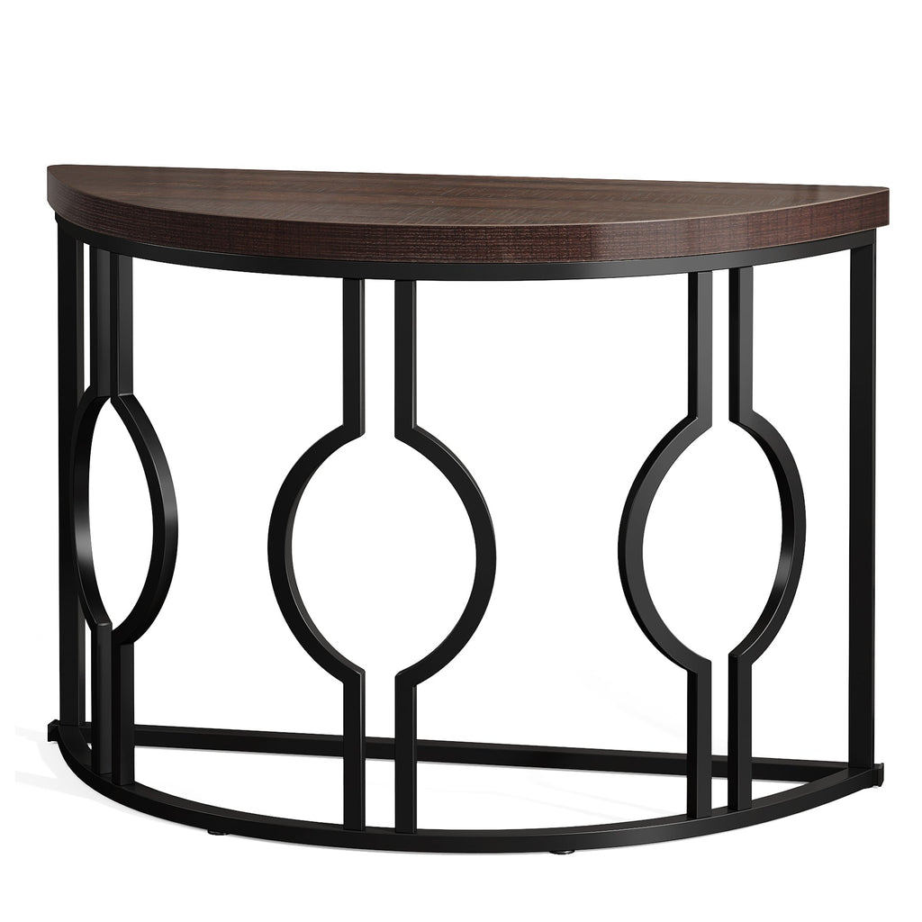 Half Moon Console Table for Entryway
