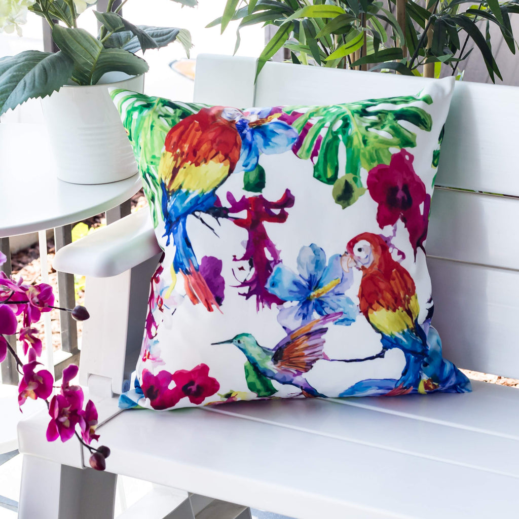 Tropical Parrot - Outdoor & Indoor Pillowcase