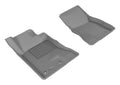 3D MAXpider 2015-2020 Ford Mustang Kagu 1st Row Floormat - Gray L1FR08511501