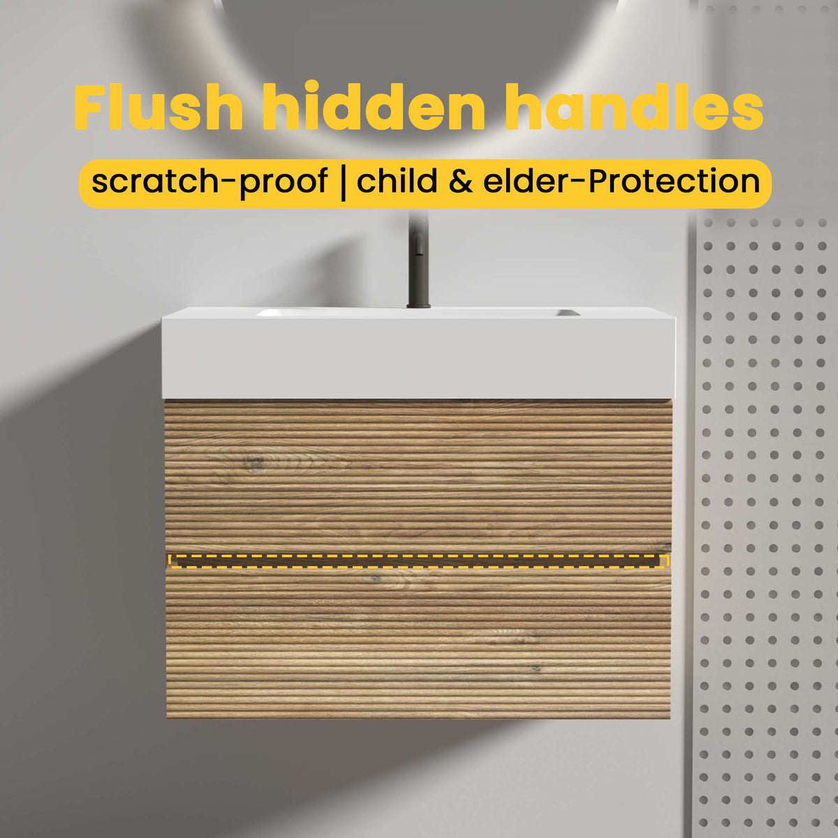 Grace 30'' Rough Bathroom Vanity