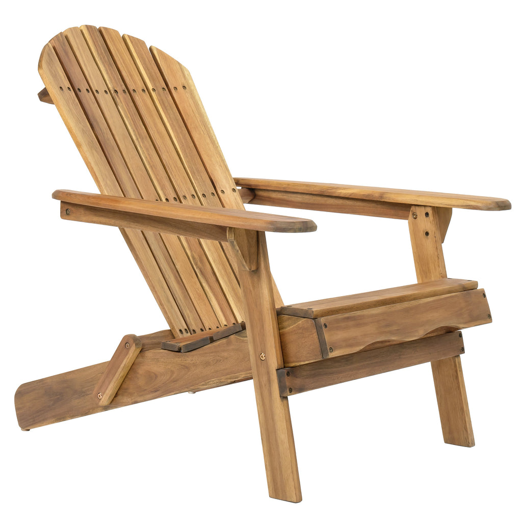 Folding Adirondack Chair Wooden Accent Furniture