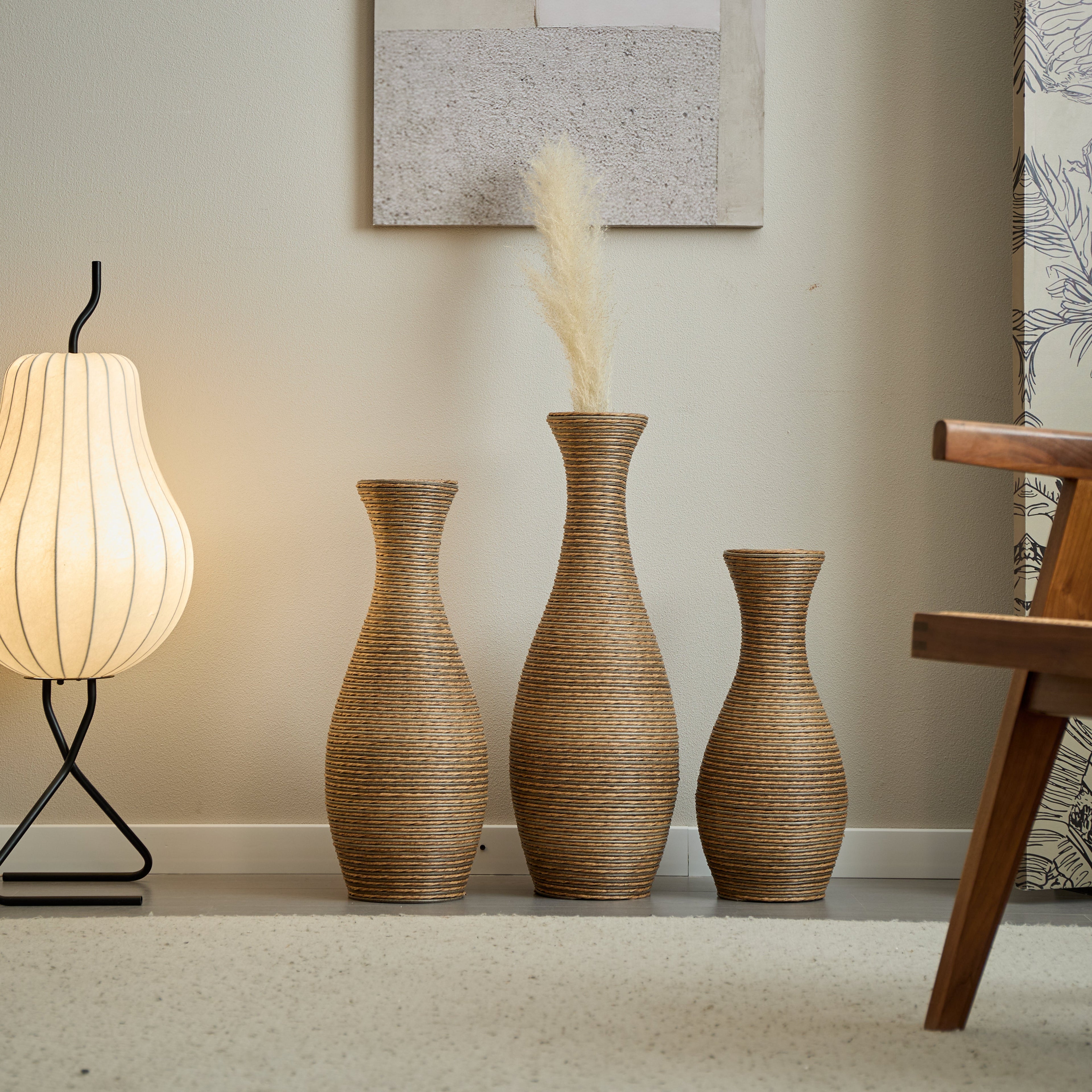 Elegant 3-Piece Vase Set