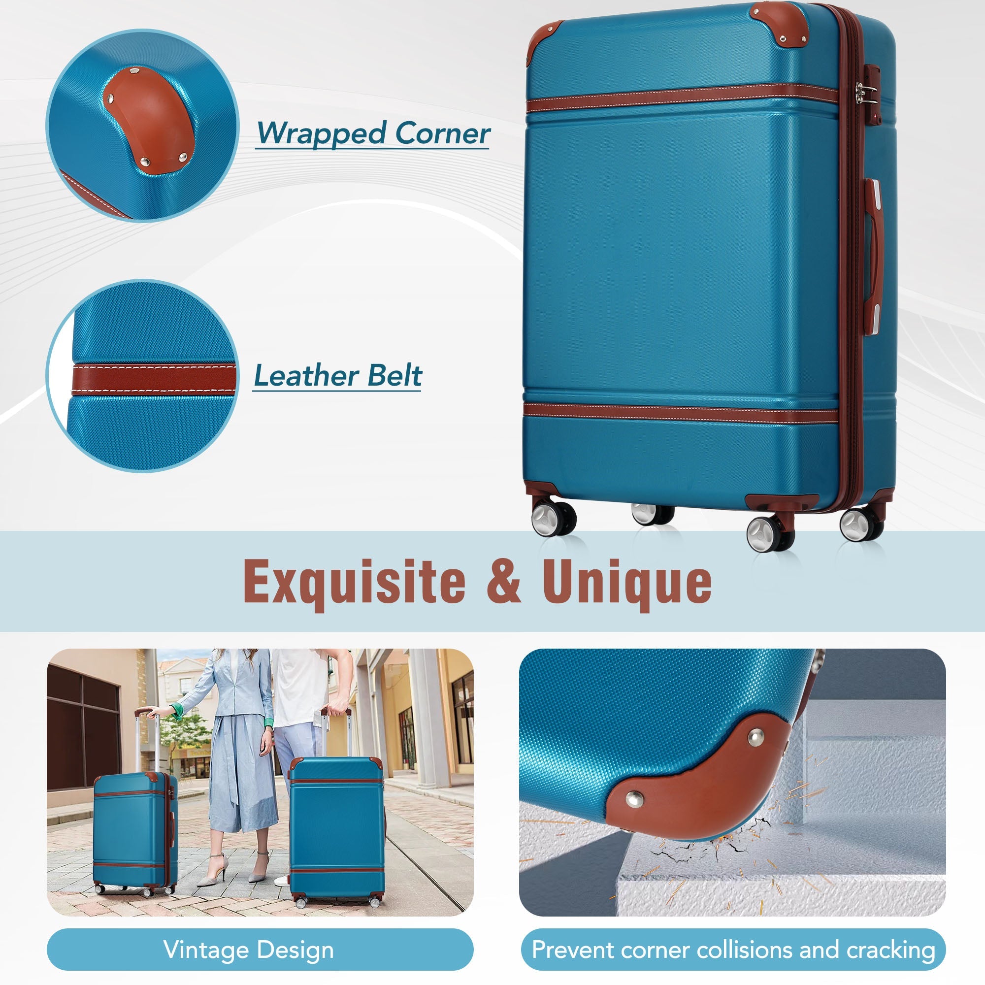 Hardshell Luggage Sets 4 Pieces