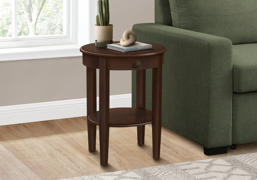 2-Tier Round Accent Table