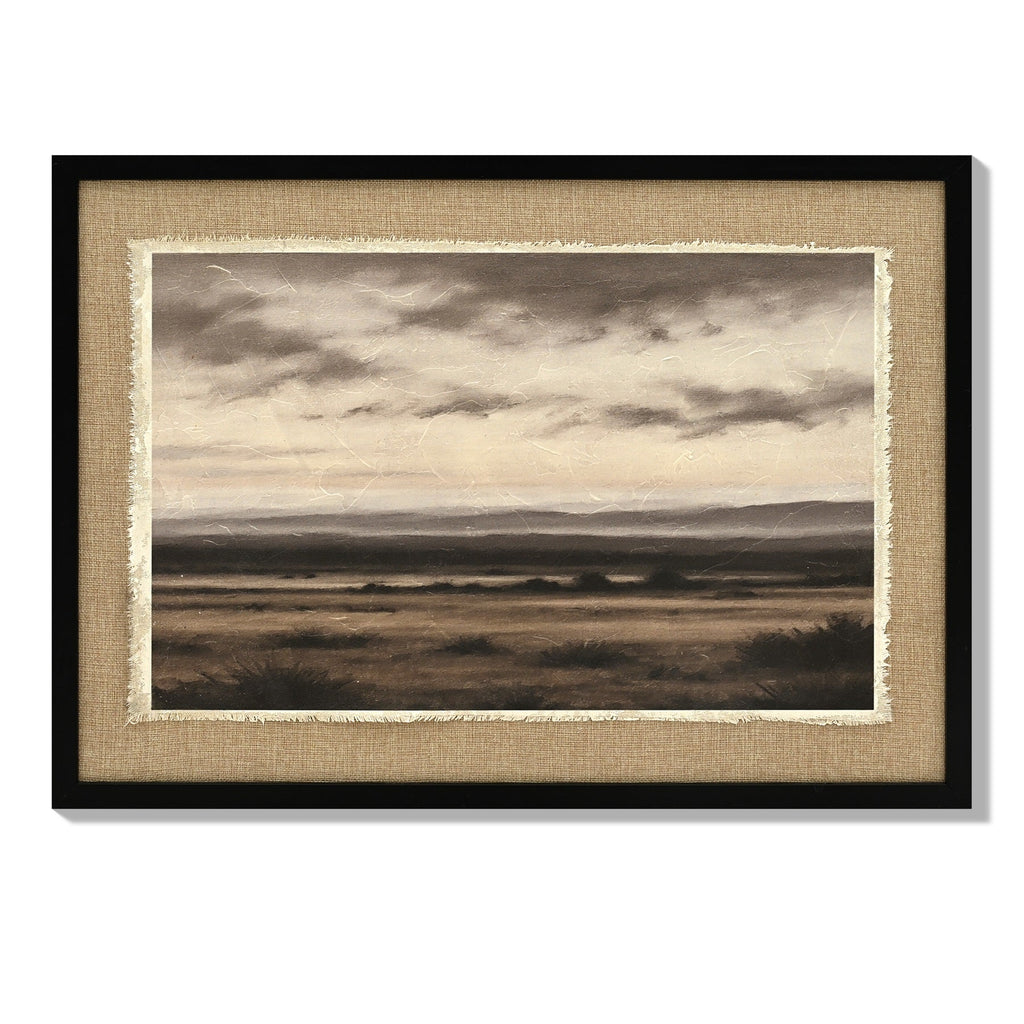 Vintage Landscape Large Framed Wall Art
