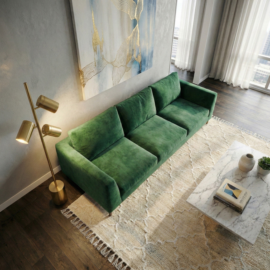 Harmony Brassed Gold Floor Lamp