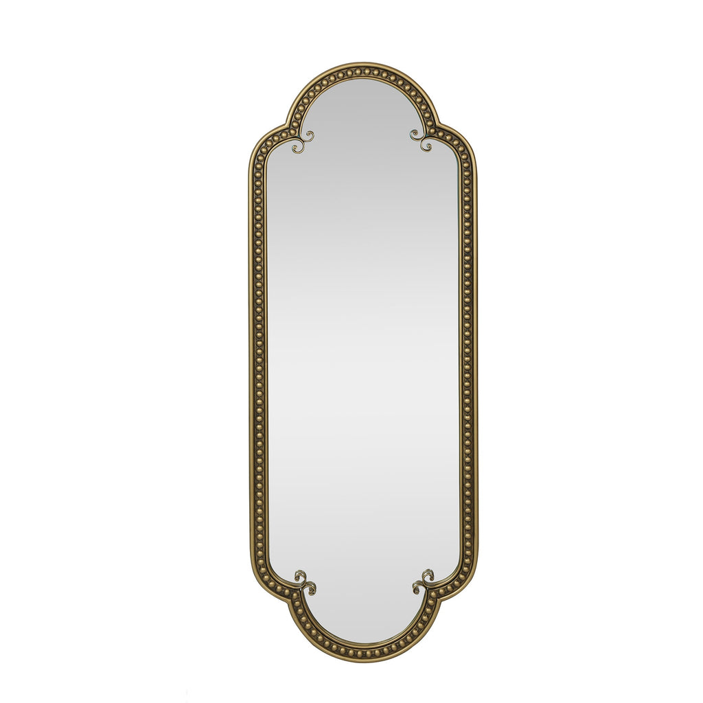 Scalloped Oval Wall Mirror - Vintage