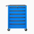 Rolling Metal Tool Chest with 6 Drawers - Blue