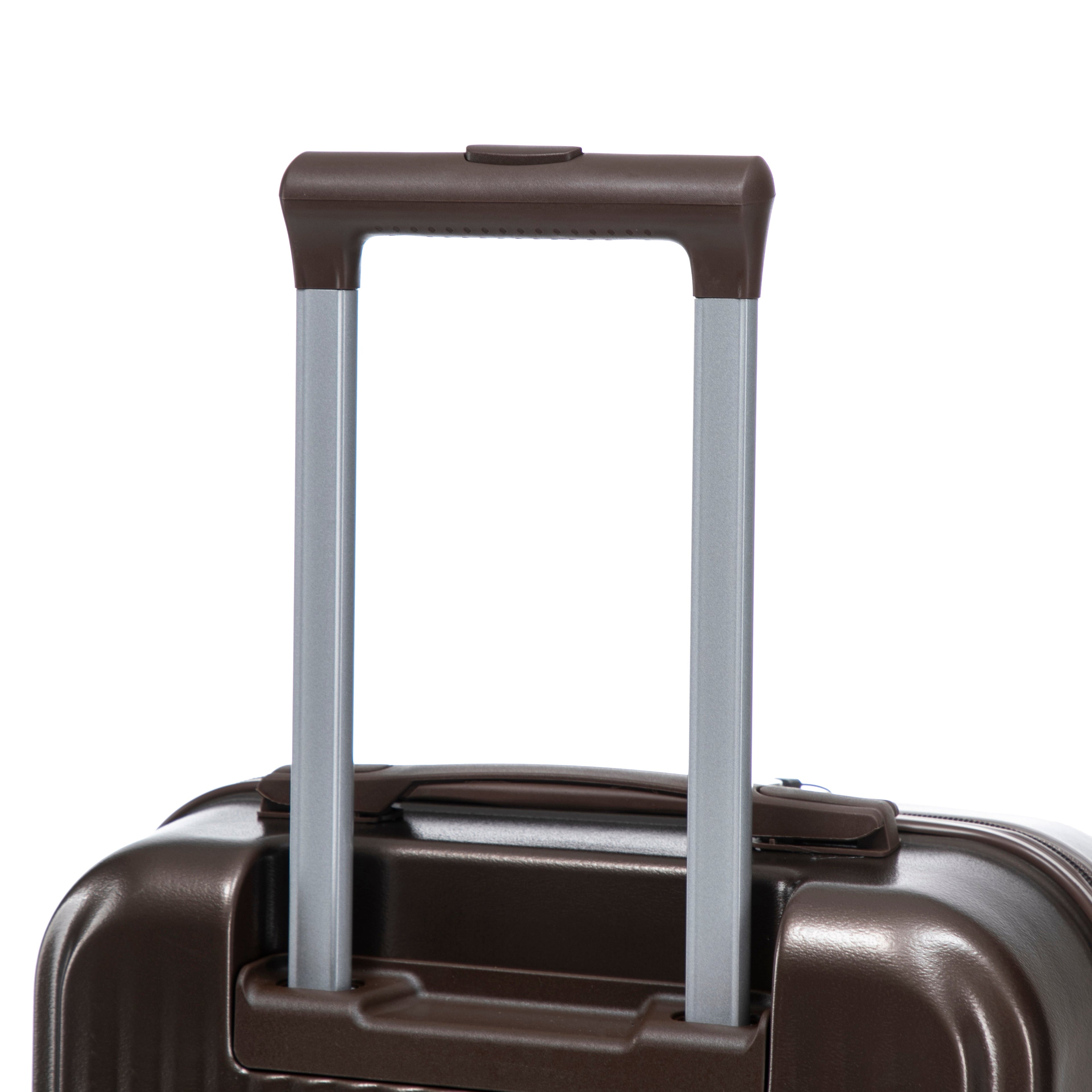 14"/20" 2 Pieces Set in ABS Spinner Wheel Luggage with Cosmetic Case