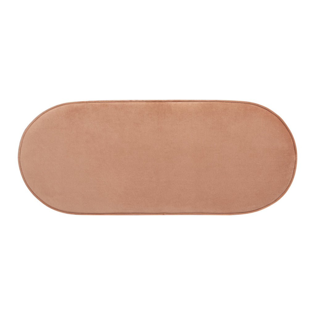 Serena 38" Oval Storage Bench Ottoman