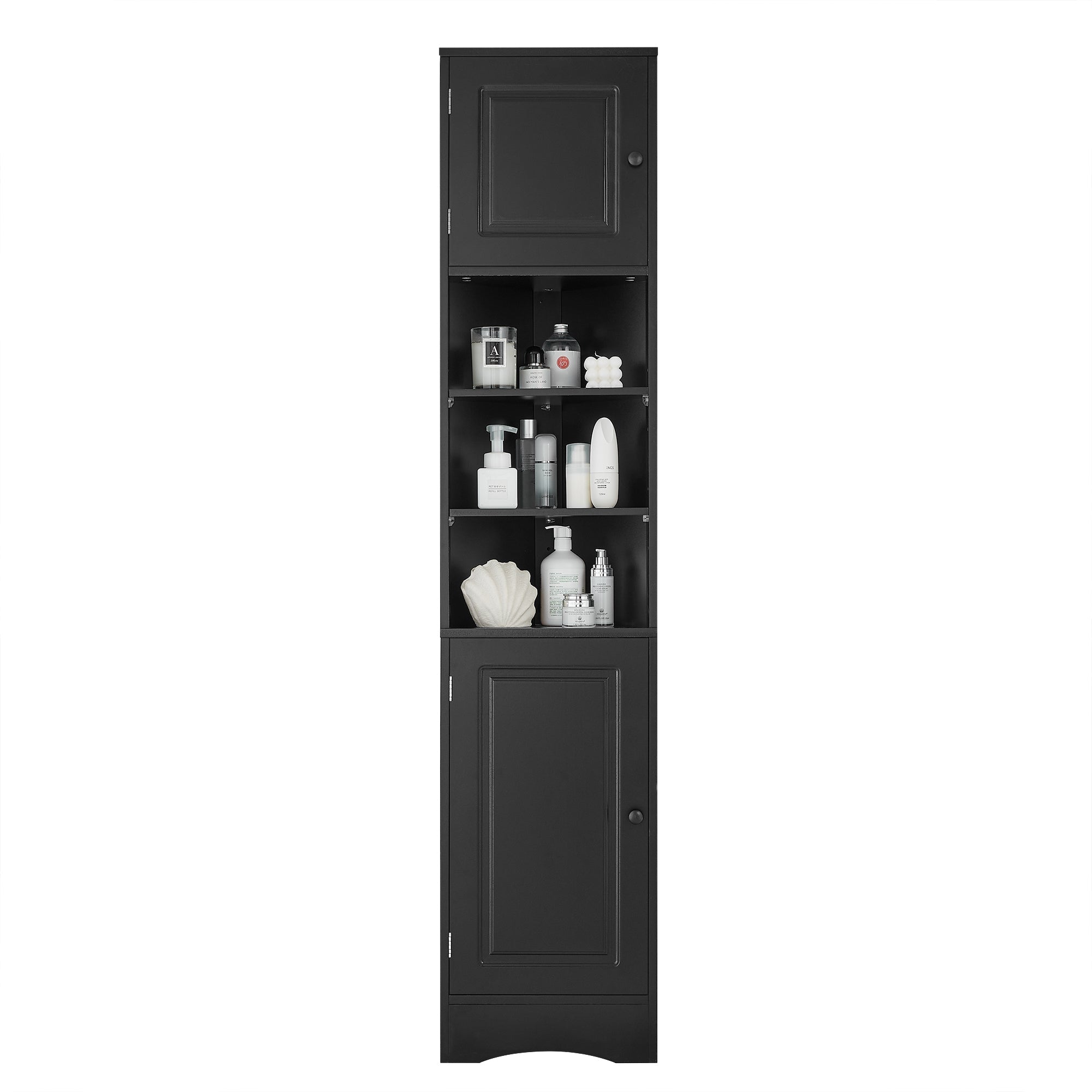 Multi-Functional Corner Cabinet Tall Bathroom Storage