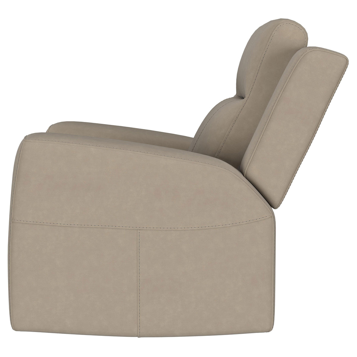 Slater Taupe Upholstered Recliner