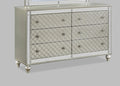 Glam 6-Drawer Bedroom Dresser