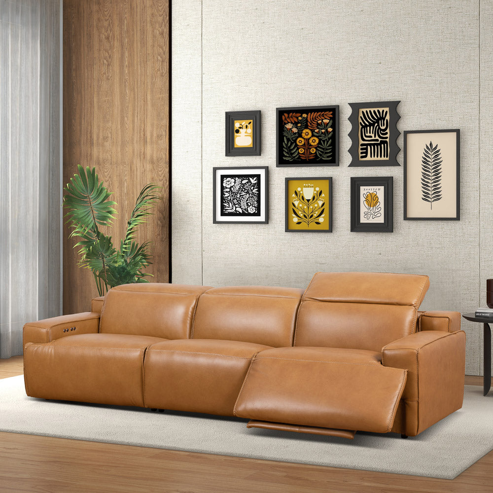 Urbana Triple Power Recliner Sofa
