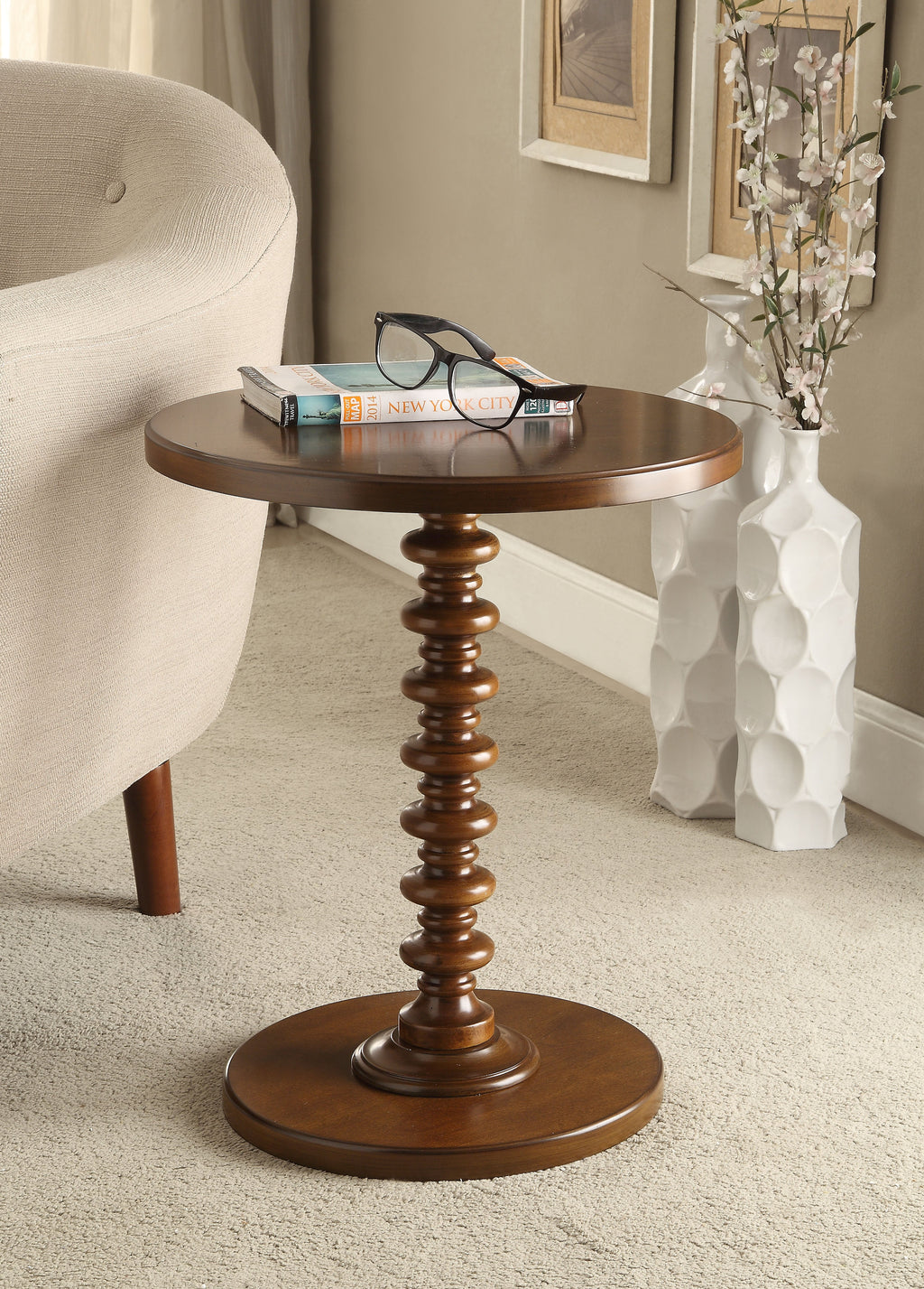 Acton Round Pedestal Table