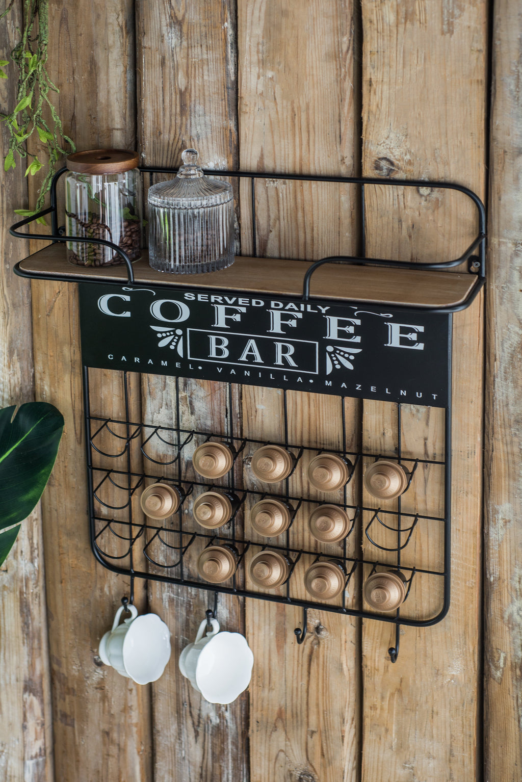 Stylish Coffee Bar Shelf
