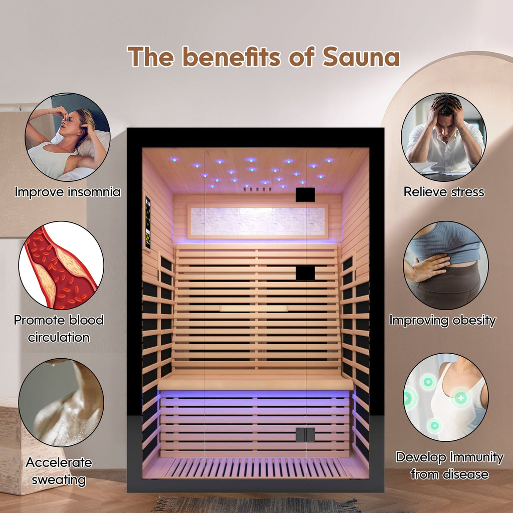Luxury Double Sauna Room