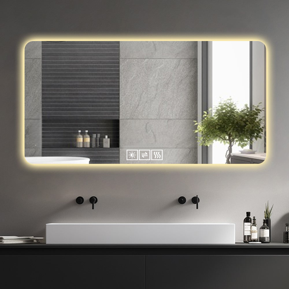 Corrosion-Resistant LED Bathroom Mirror