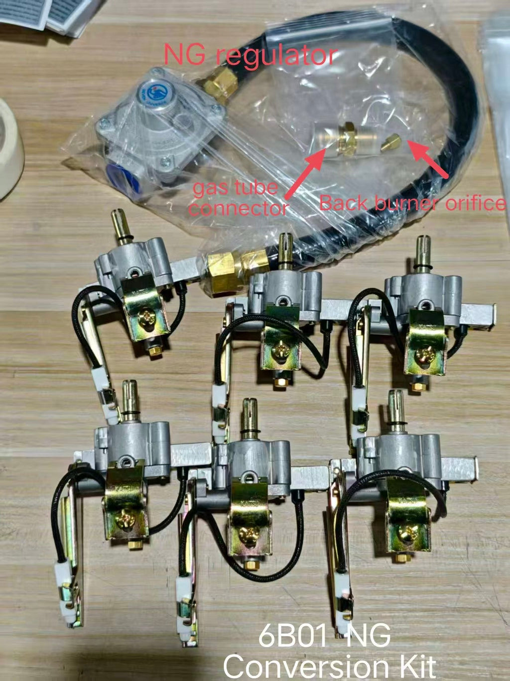 6B01 Propane to Natural Gas Converter