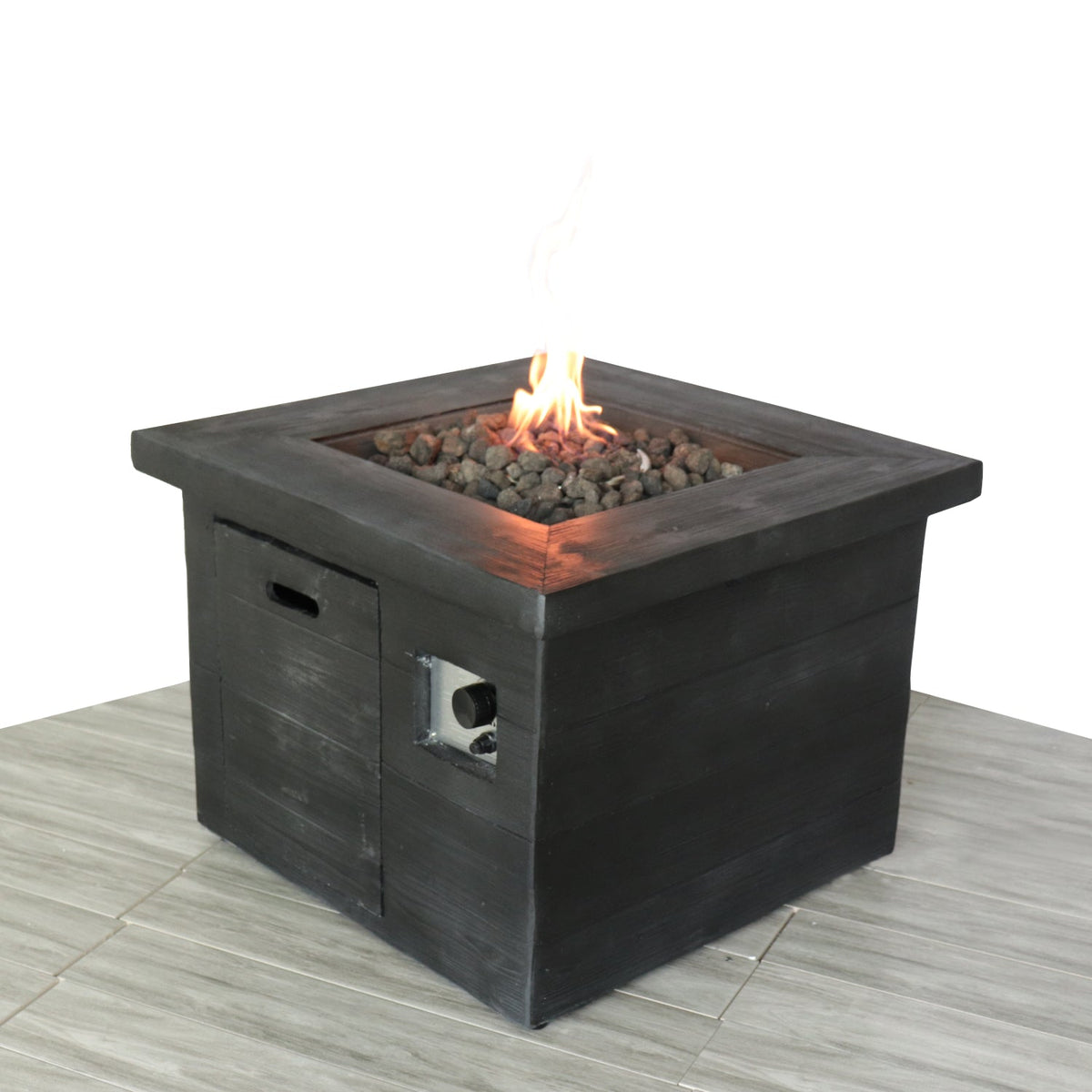 Fiber Reinforced Concrete Propane/Natural Gas Fire Pit Table