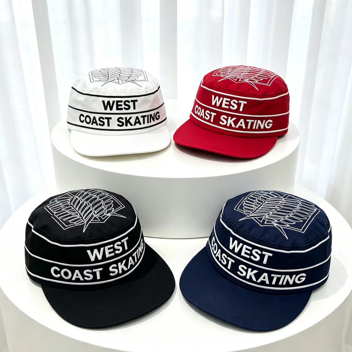 Street Hip-hop Style Letter Embroidery Flat Cap With Retro Color Contrast Hip-hop Stripes Flat Cap, Versatile Trendy Hat