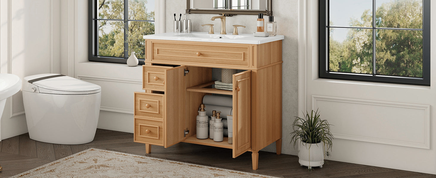 36" Bathroom Vanity with Sink