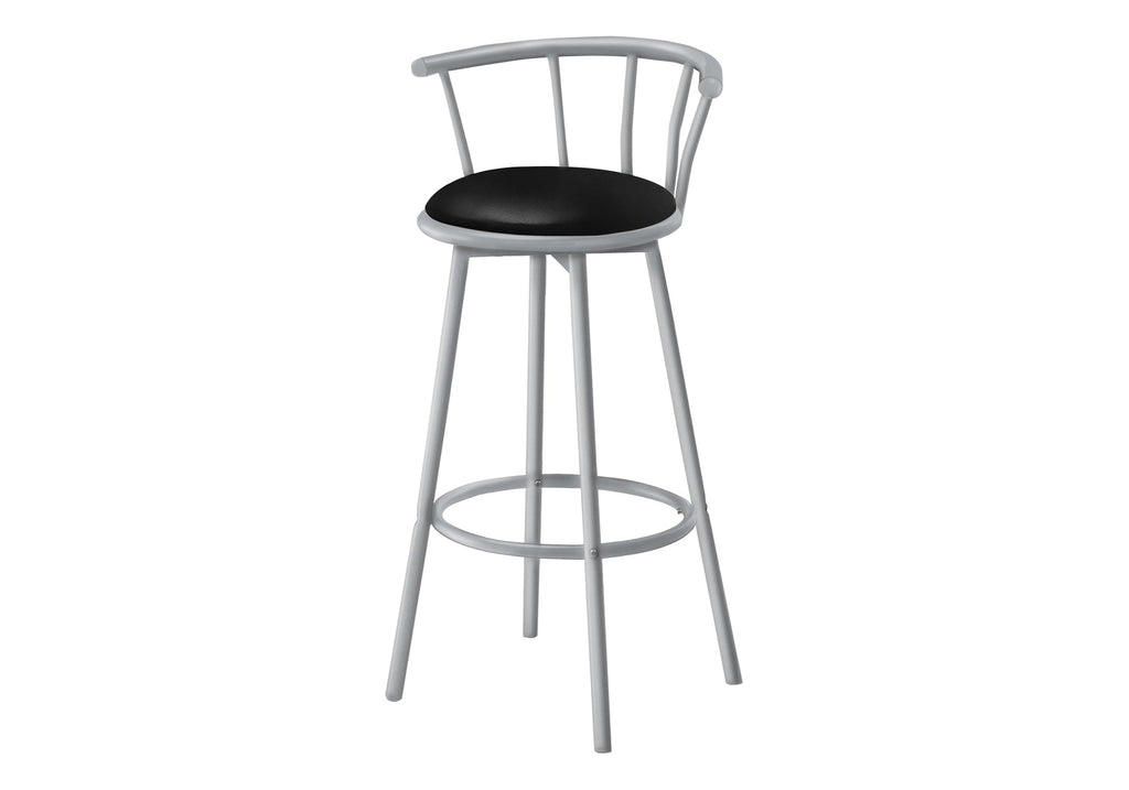 Barstool, Set Of 2, Swivel, Bar Height