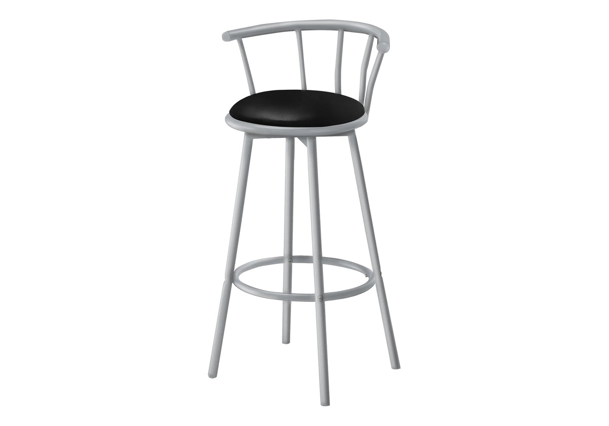 Barstool, Set Of 2, Swivel, Bar Height