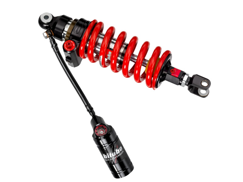 Bitubo Suspension Bitubo CLU3 Monoshock Adjustable: Hydraulic Spring Preload, Reb., Double Comp., Length, Red Spring H0159CLU31V2