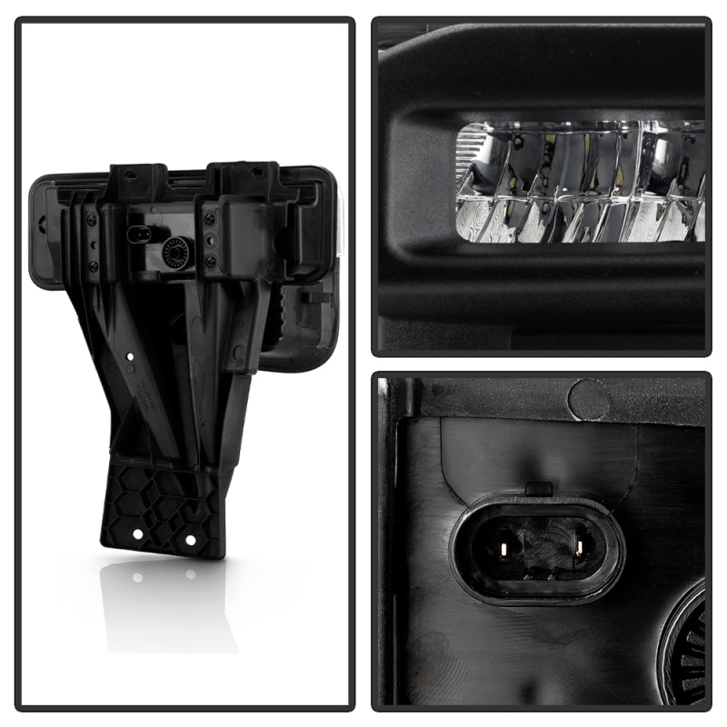SPYDER 20-22 Ford F250/F350 Super Duty OEM Full LED Fog Lights W/ Switch - Clear 9051135