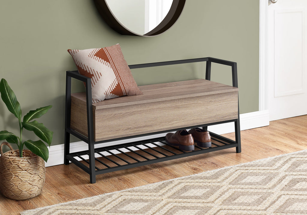 42" Rectangular Entryway Storage Bench